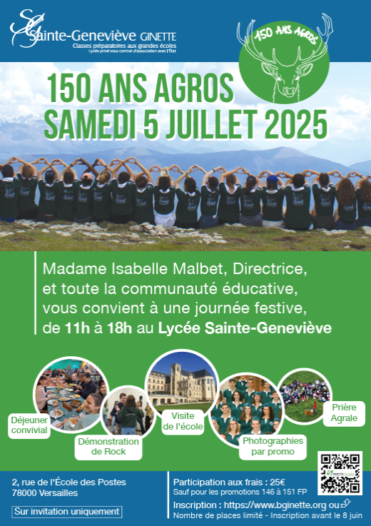 Affiche 150 ans Agros Ginette